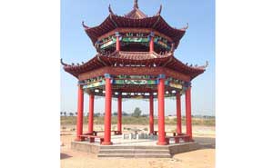 沂南縣現(xiàn)代漁業(yè)園涼亭案例