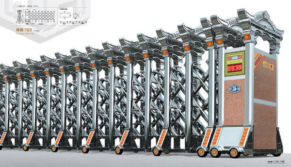 感恩萬(wàn)科魅力之城選擇了昆明出安智能伸縮門(mén)