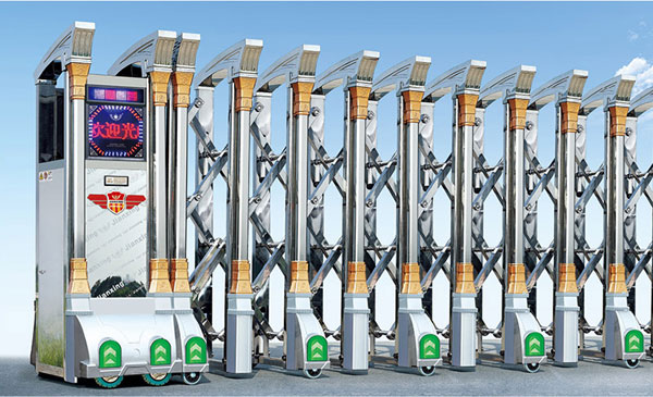 感恩綠都王城里選擇了洛陽(yáng)出安智能電動(dòng)伸縮門(mén)