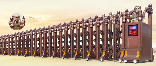 熱烈祝賀營口出安智能電動伸縮門進駐營口泰晤士城