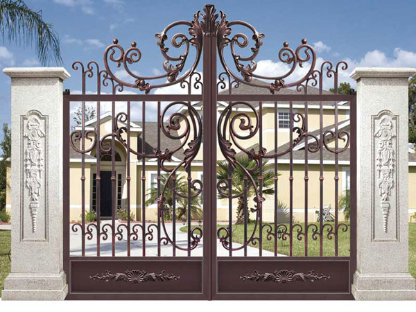 晉城出安智能鋁藝大門(mén)在南洋花城的工程驗(yàn)收